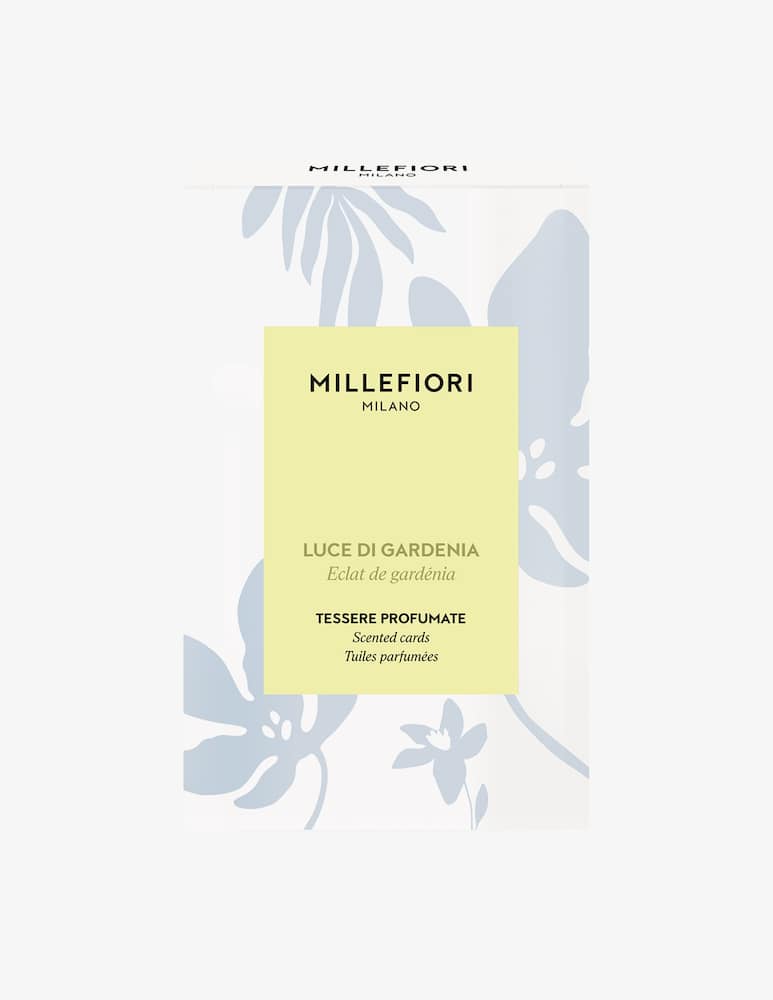 Millefiori Milano Scented Cards 3 Pieces Luce Di Gardenia - picture 3 Millefiori Milano Scented Cards 3 Pieces Luce Di Gardenia - picture 3