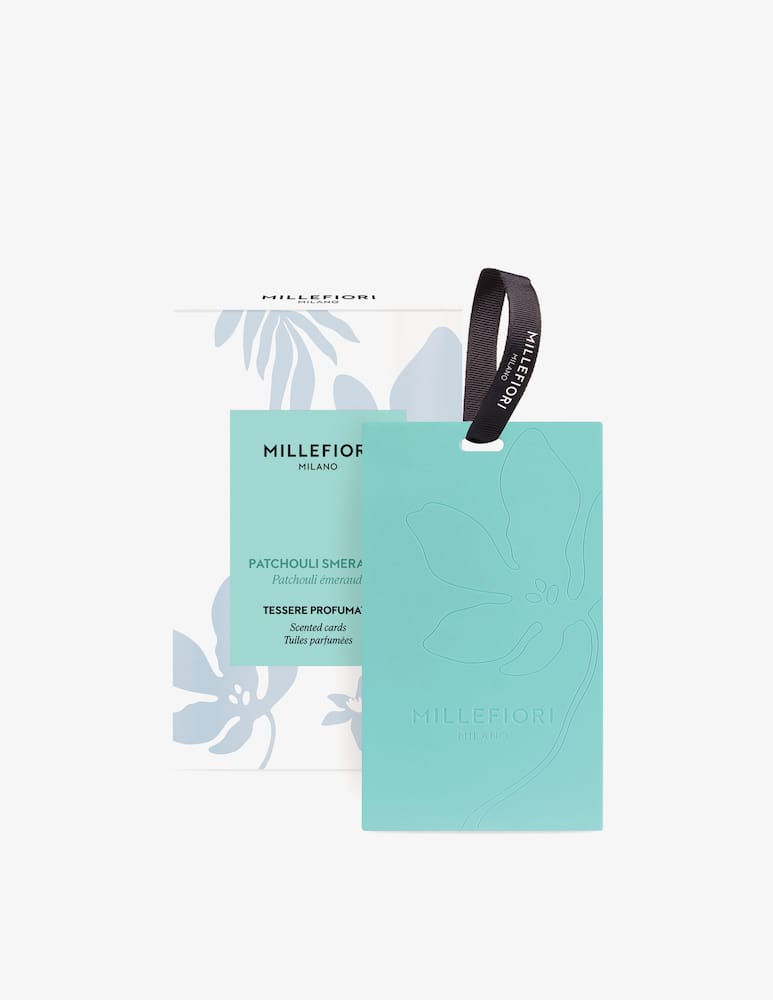 rinascente Millefiori Tessere Profumate Conf Da 3 Patchouli Smeraldo