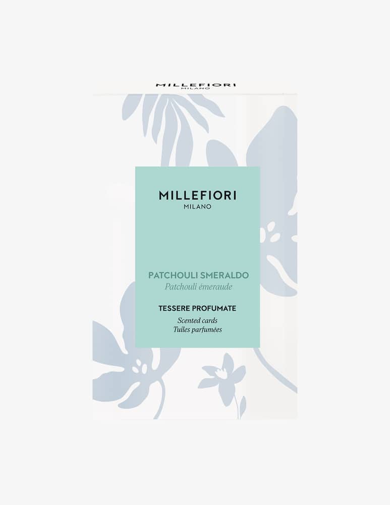 rinascente Millefiori Tessere Profumate Conf Da 3 Patchouli Smeraldo