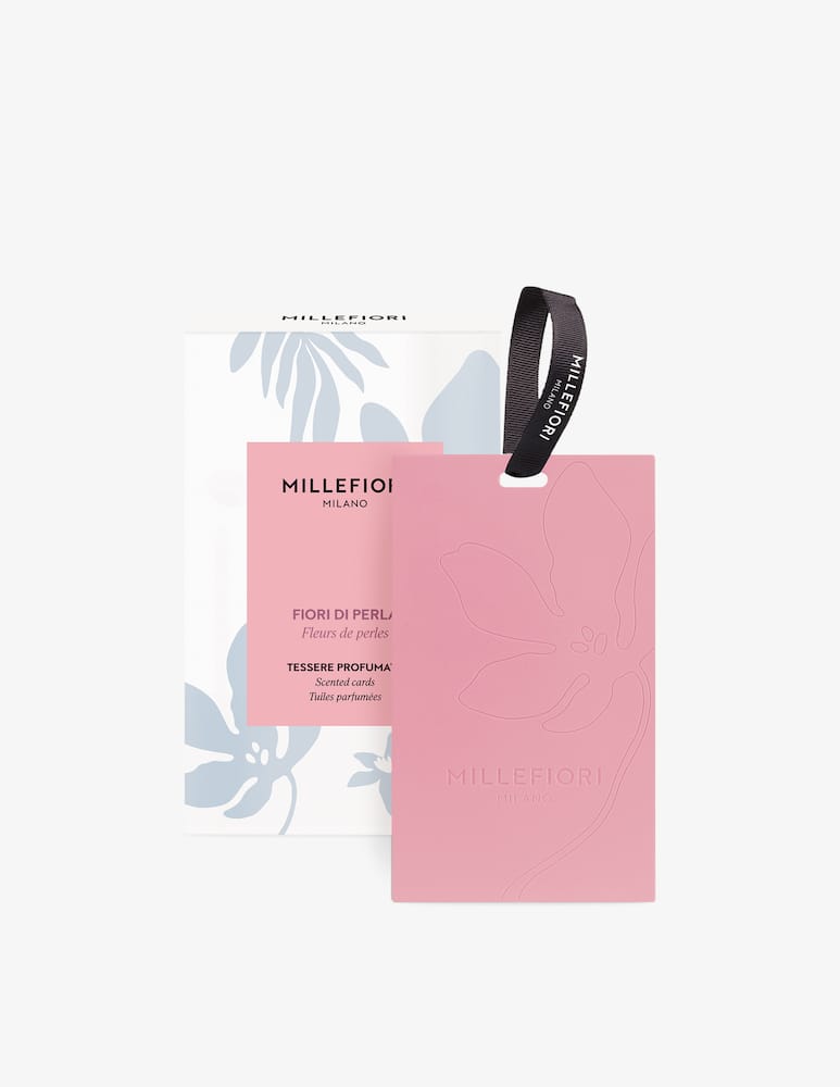 rinascente Millefiori Scented Cards 3 Pieces Fiori Di Perla