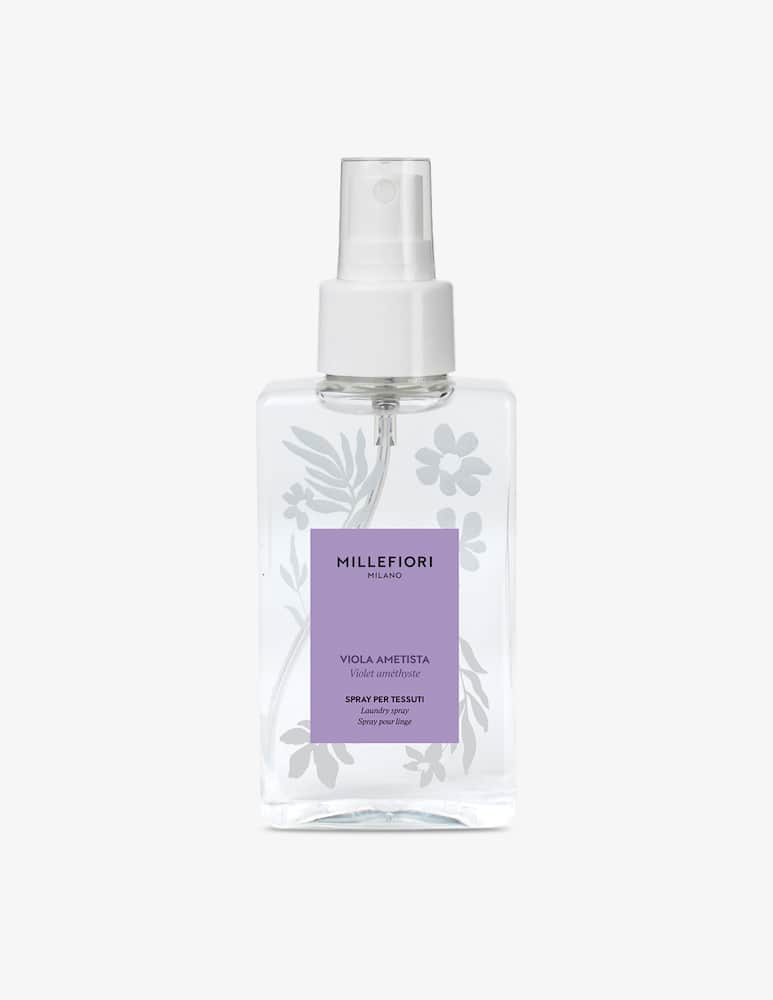 Millefiori Milano Spray Per Tessuti 100ml Viola Ametista - immagine 1 Millefiori Milano Spray Per Tessuti 100ml Viola Ametista - immagine 1
