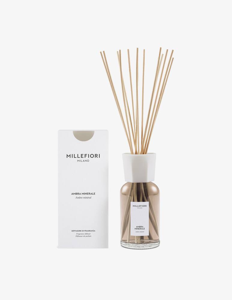Millefiori Milano Diffusore a bastoncini 500ml AmbraMinerale - immagine 2 Millefiori Milano Diffusore a bastoncini 500ml AmbraMinerale - immagine 2