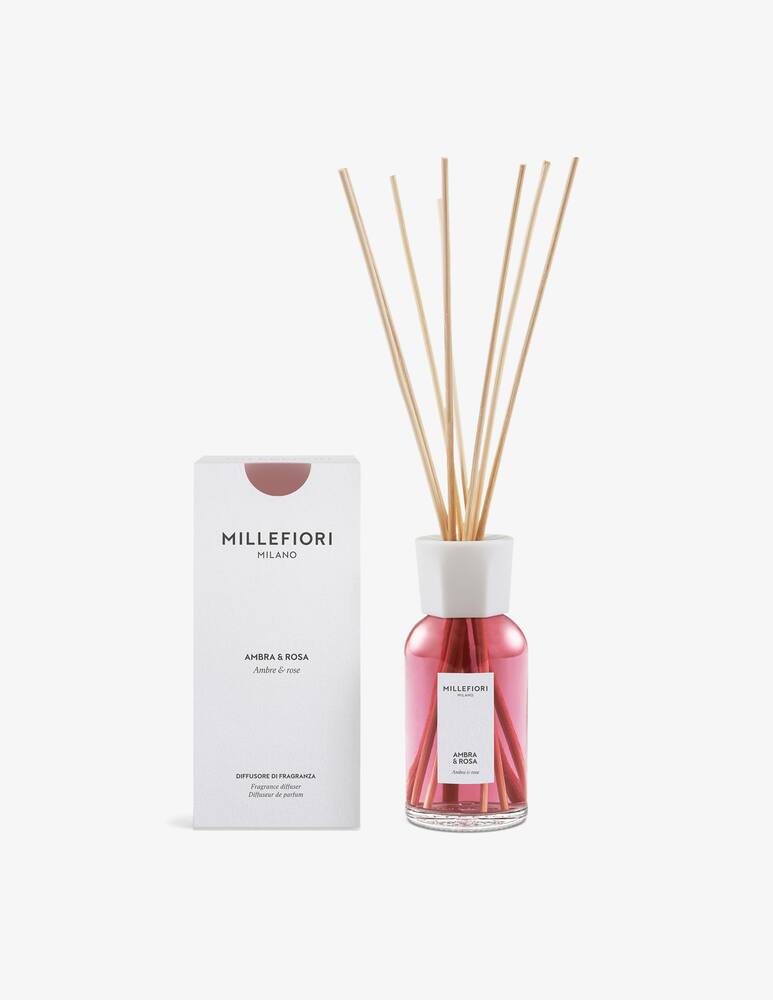 rinascente Millefiori Reed diffuser 250ml Ambra & Rosa