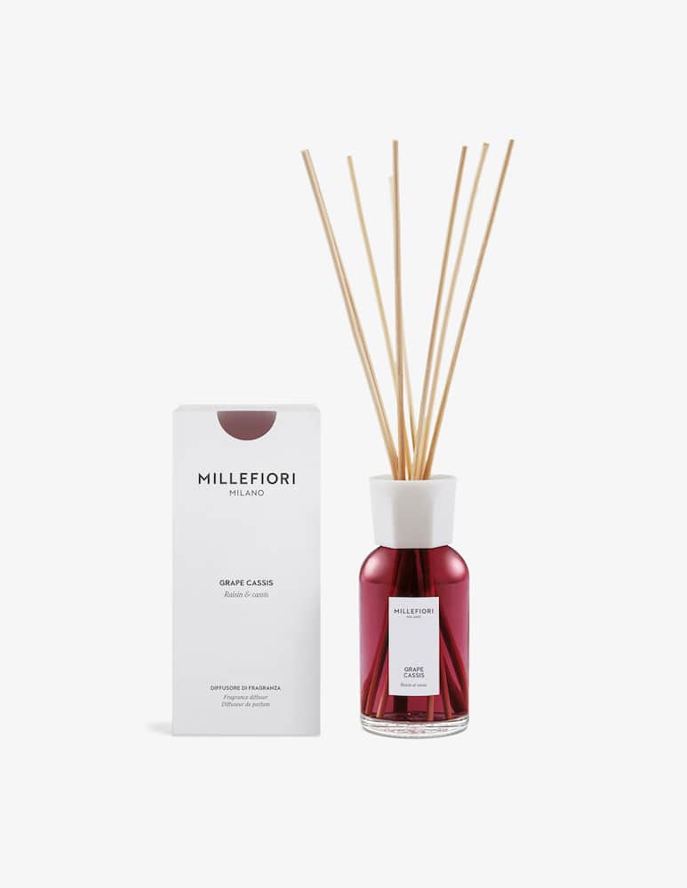 Millefiori Milano Reed diffuser 250ml Grape Cassis - picture 2 Millefiori Milano Reed diffuser 250ml Grape Cassis - picture 2