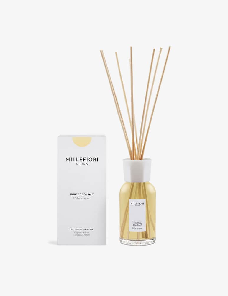 Millefiori Milano Diffusore a bastoncini 250ml Honey&SeaSalt - immagine 2 Millefiori Milano Diffusore a bastoncini 250ml Honey&SeaSalt - immagine 2