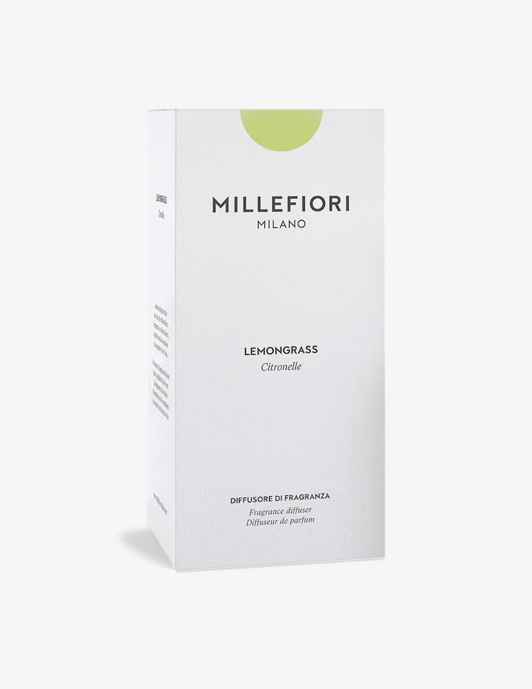 Millefiori Milano Diffusore a bastoncini 250 ml Lemongrass - immagine 3 Millefiori Milano Diffusore a bastoncini 250 ml Lemongrass - immagine 3