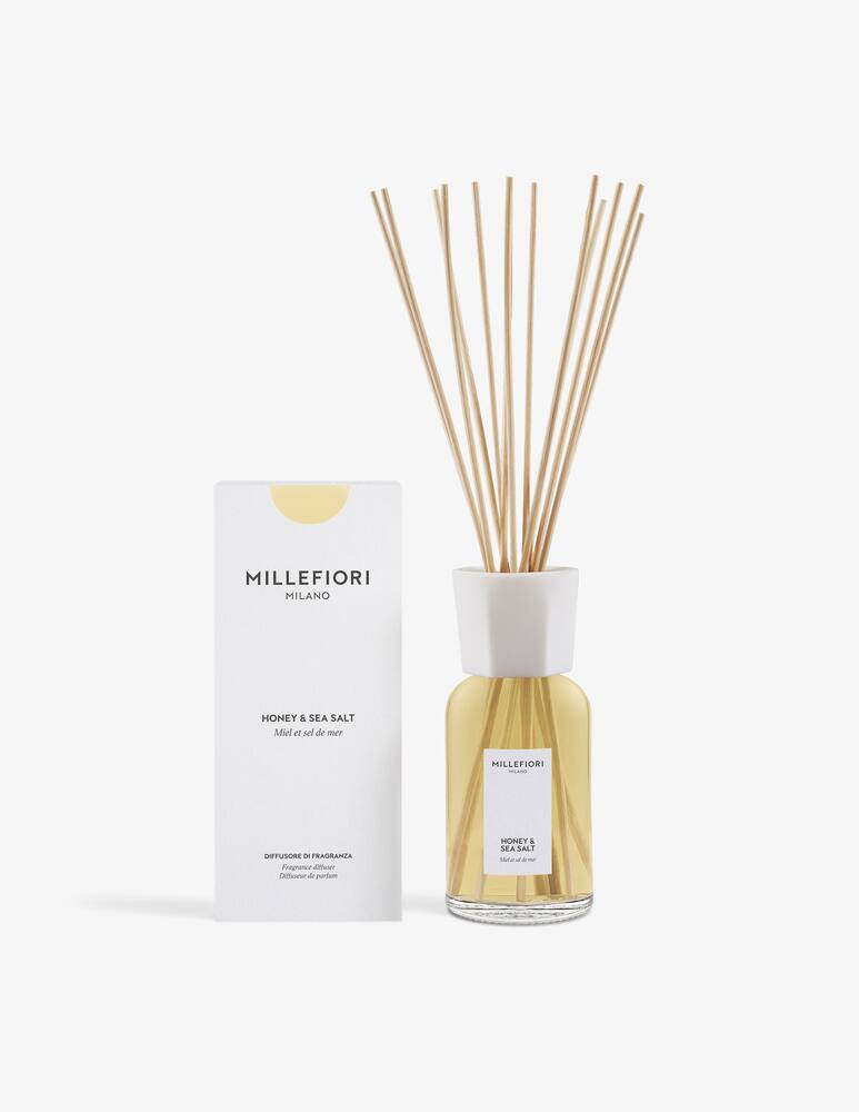 Millefiori Milano Diffusore a bastoncini 500ml Honey&SeaSalt - immagine 2 Millefiori Milano Diffusore a bastoncini 500ml Honey&SeaSalt - immagine 2