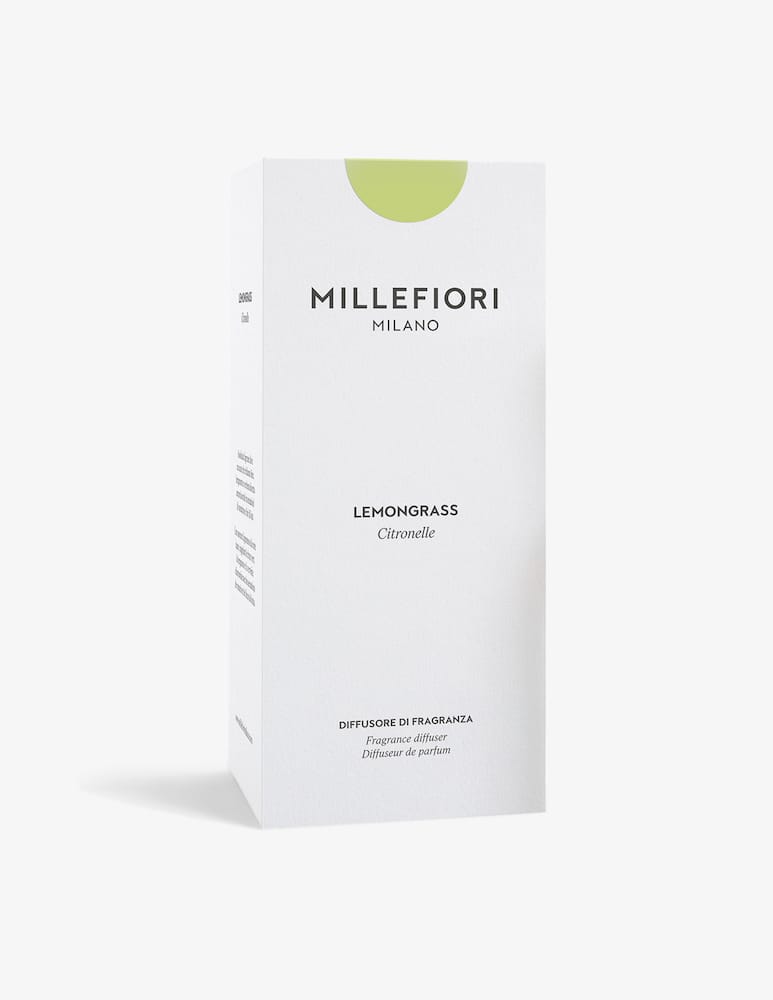 Millefiori Milano Diffusore a bastoncini 500 ml Lemongrass - immagine 3 Millefiori Milano Diffusore a bastoncini 500 ml Lemongrass - immagine 3