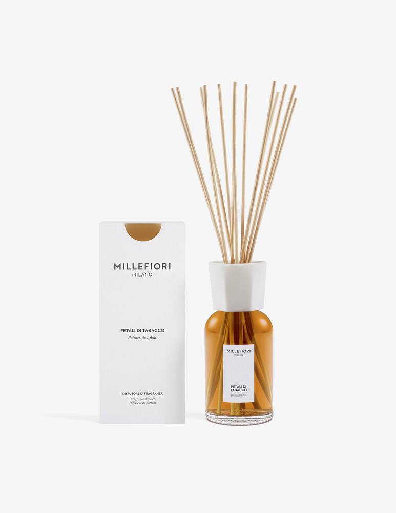 Millefiori Milano Diffusore a bastoncini 500 ml Petali di Tabacco - immagine 2 Millefiori Milano Diffusore a bastoncini 500 ml Petali di Tabacco - immagine 2
