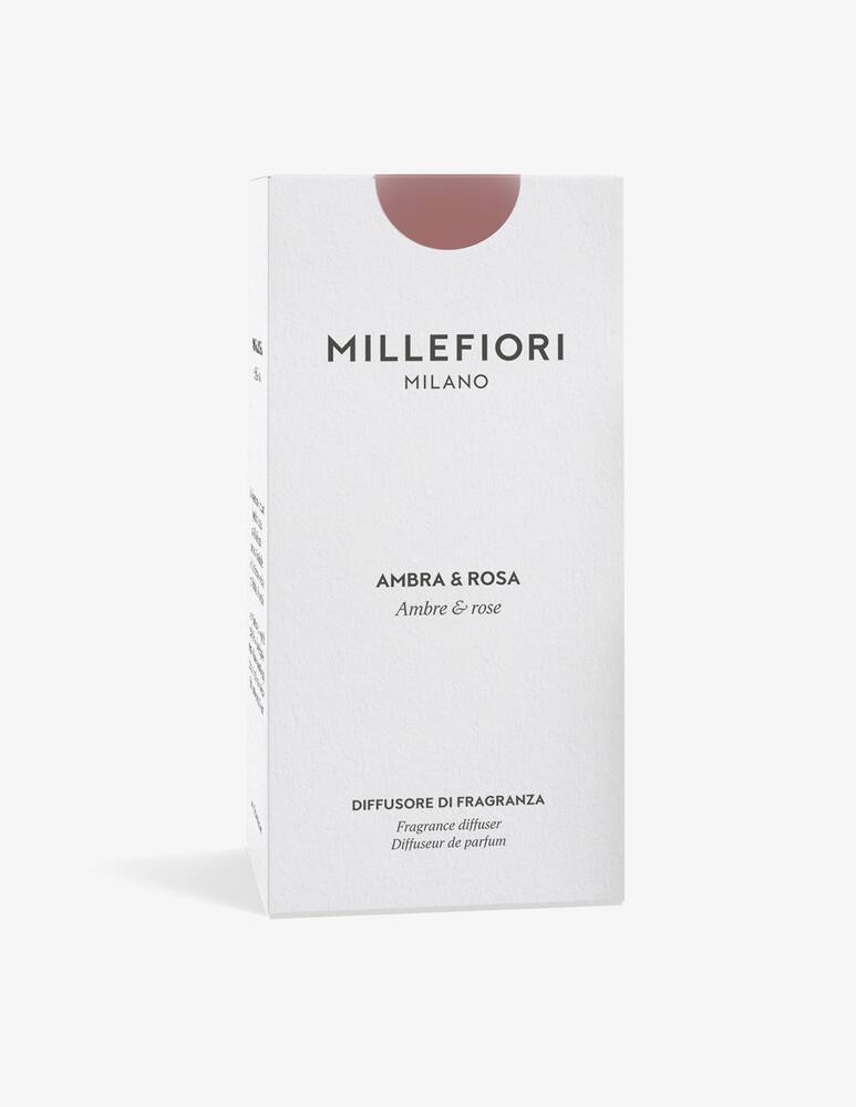 Millefiori Milano Diffusore a bastoncini 100 ml Ambra & Rosa - immagine 3 Millefiori Milano Diffusore a bastoncini 100 ml Ambra & Rosa - immagine 3