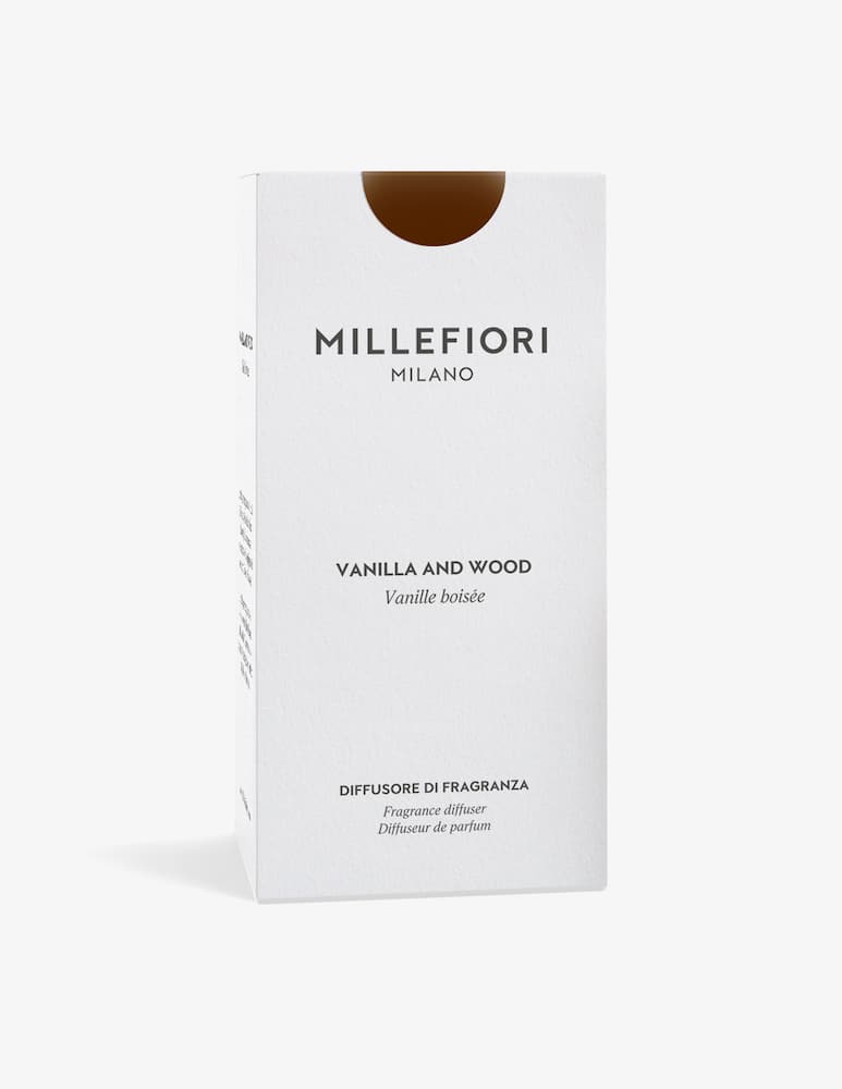 Millefiori Milano Reed diffuser 100ml Vanilla and Wood - picture 3 Millefiori Milano Reed diffuser 100ml Vanilla and Wood - picture 3