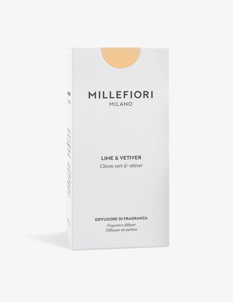 Millefiori Milano Diffusore a bastoncini 100ml Lime &Vetiver - immagine 3 Millefiori Milano Diffusore a bastoncini 100ml Lime &Vetiver - immagine 3