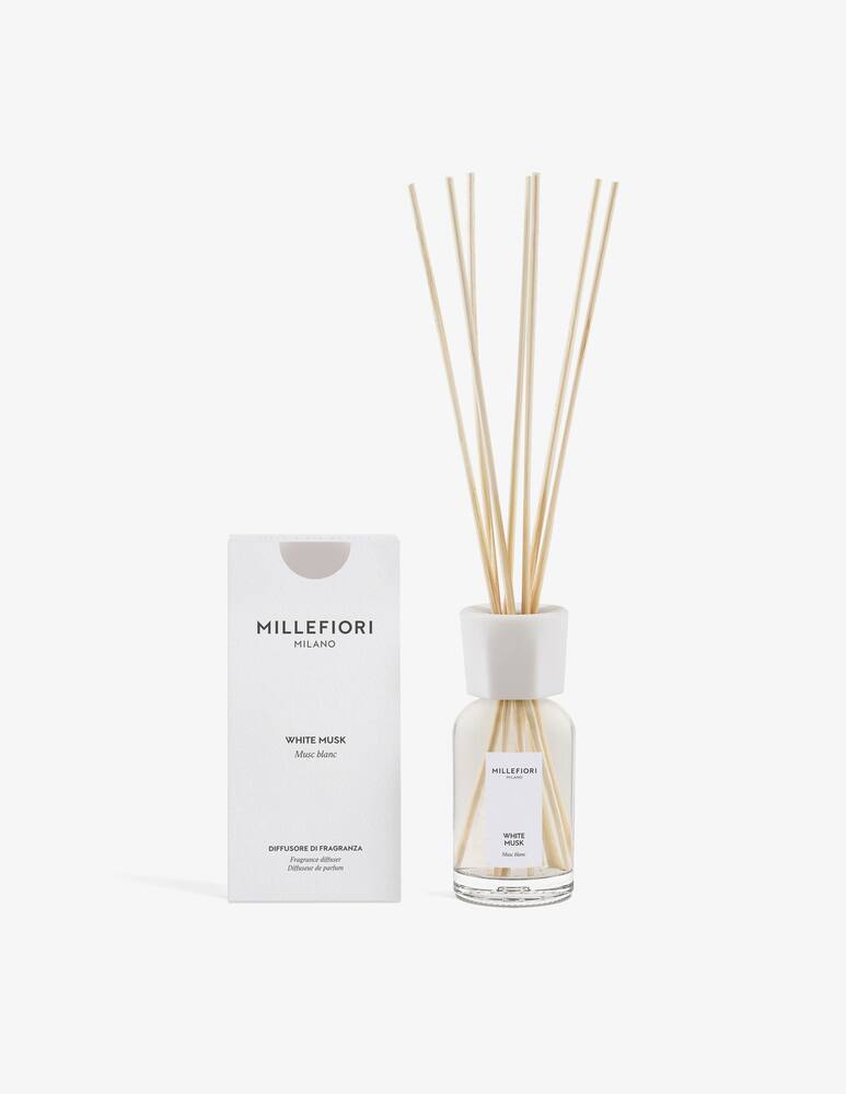 Millefiori Milano Reed diffuser 100ml White Musk - picture 2 Millefiori Milano Reed diffuser 100ml White Musk - picture 2