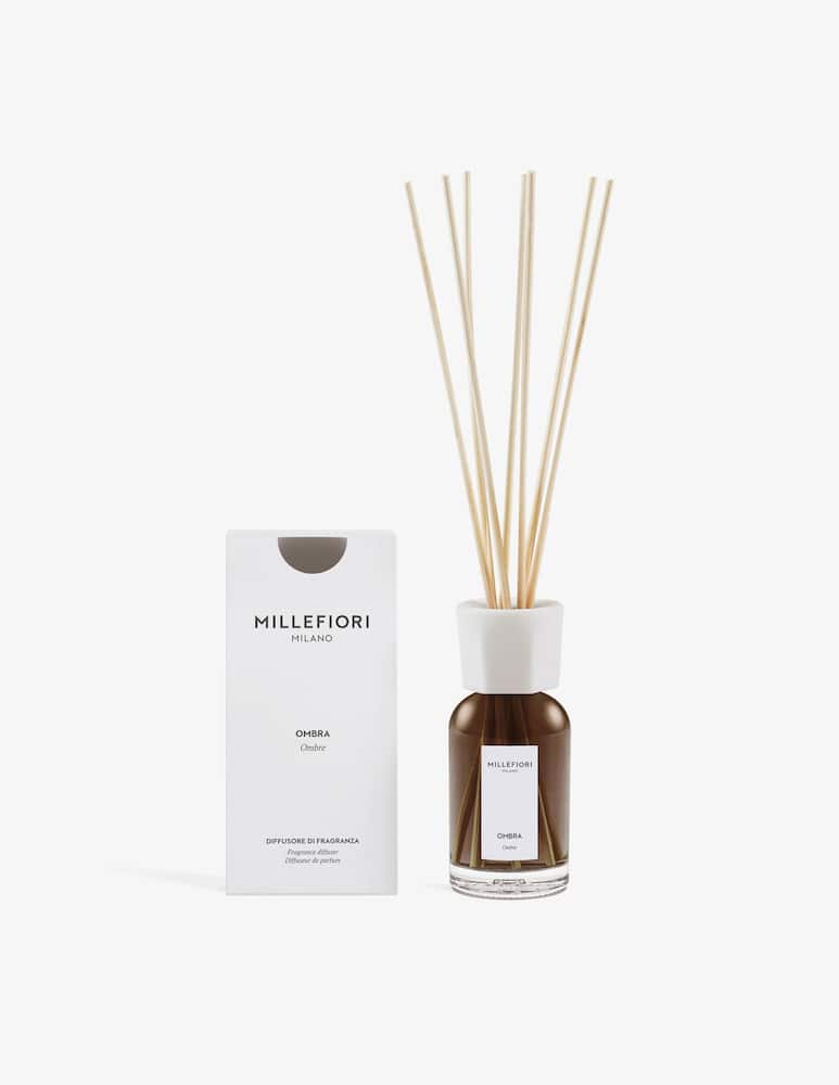 Millefiori Milano Diffusore a bastoncini 100 ml Ombra - immagine 2 Millefiori Milano Diffusore a bastoncini 100 ml Ombra - immagine 2