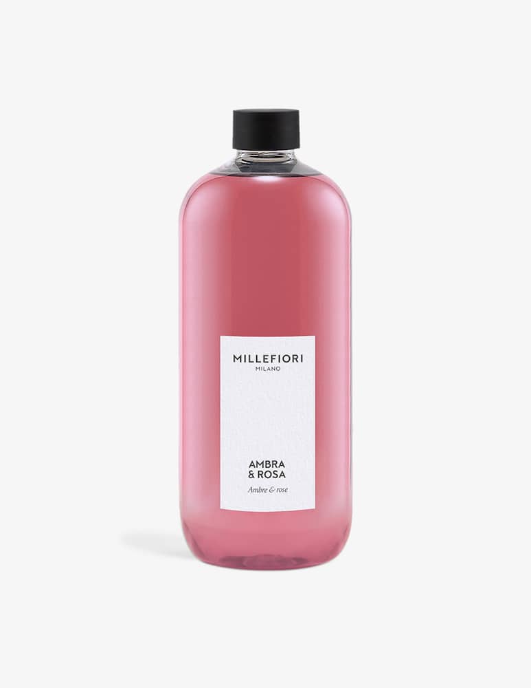 Millefiori Milano Fragranza per diffusore 500ml Ambra & Rosa - immagine 1 Millefiori Milano Fragranza per diffusore 500ml Ambra & Rosa - immagine 1