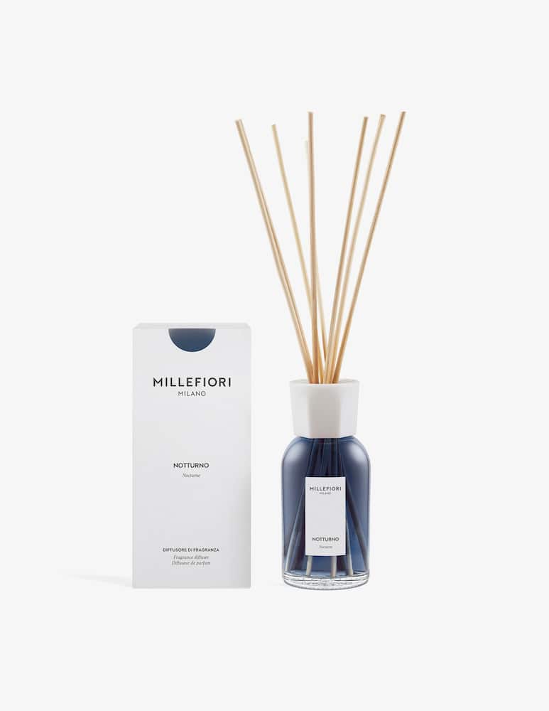Millefiori Milano Diffusore a bastoncini Notturno 250ml - immagine 3 Millefiori Milano Diffusore a bastoncini Notturno 250ml - immagine 3