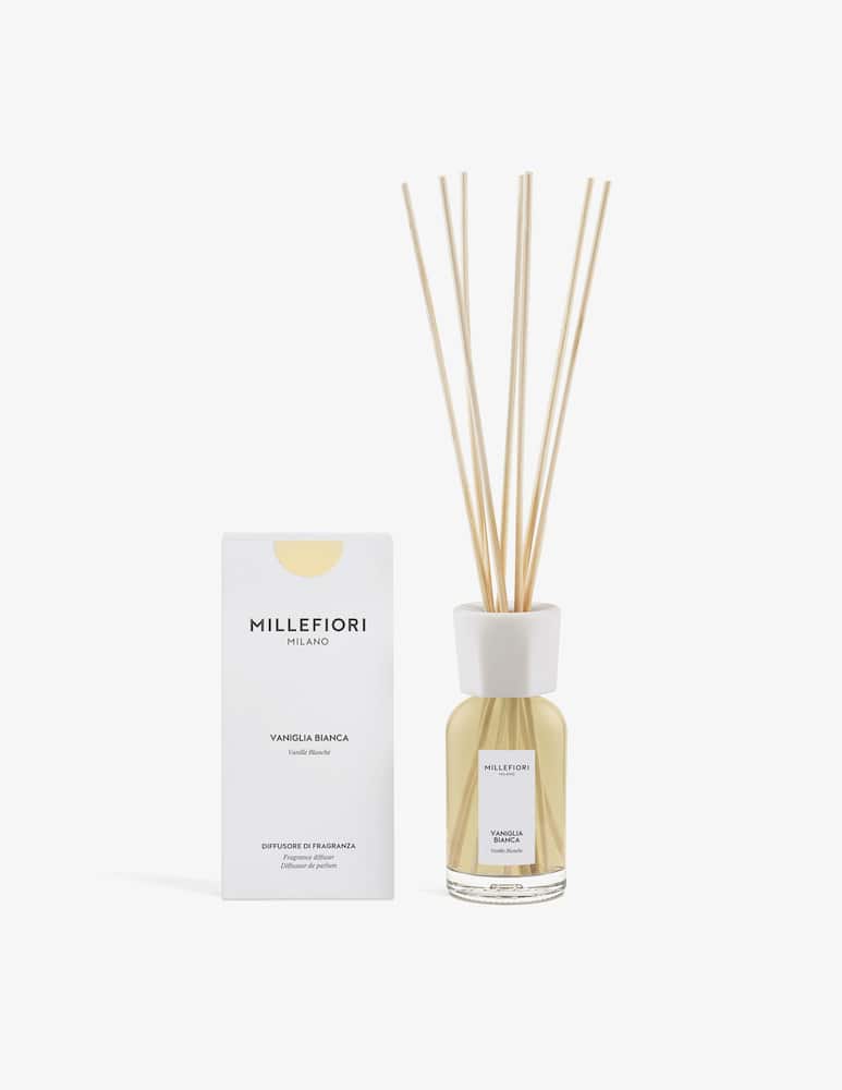 Millefiori Milano White Vanilla Reed Diffuser, 100ml - immagine 3 Millefiori Milano White Vanilla Reed Diffuser, 100ml - immagine 3
