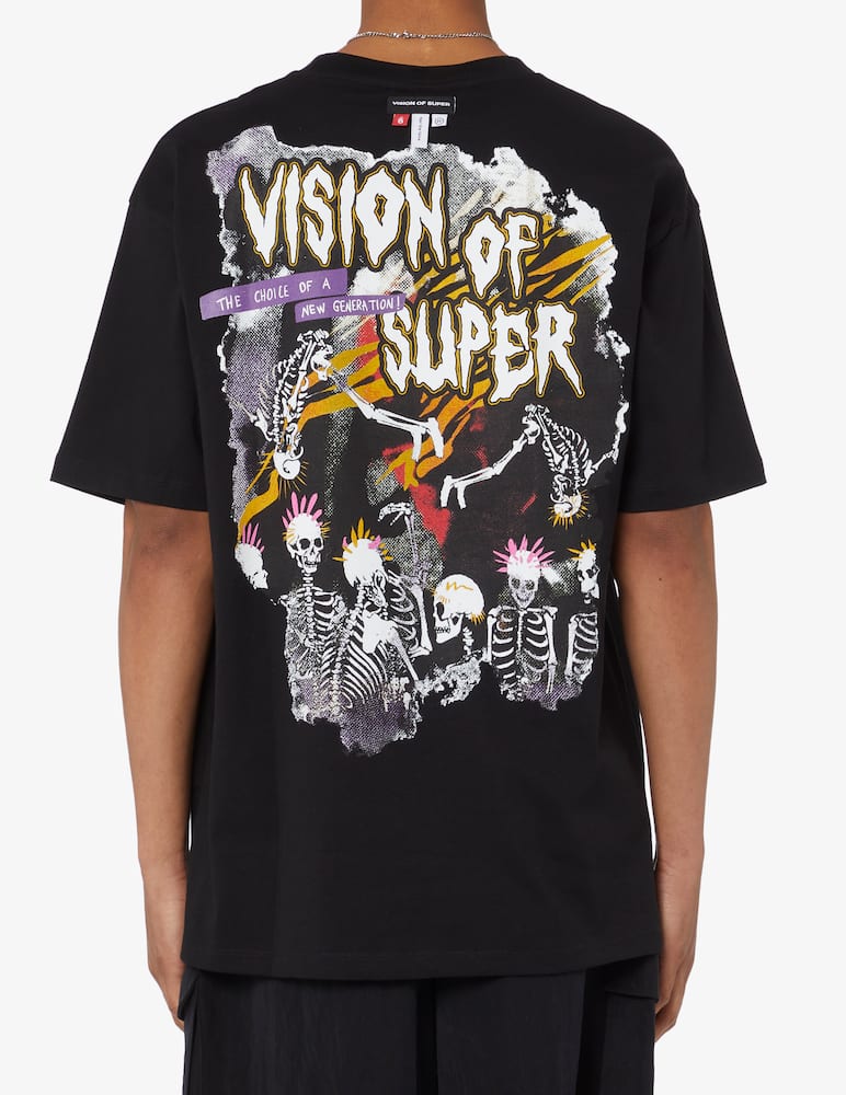 rinascente Vision of Super Maglietta manica corta skeleton 