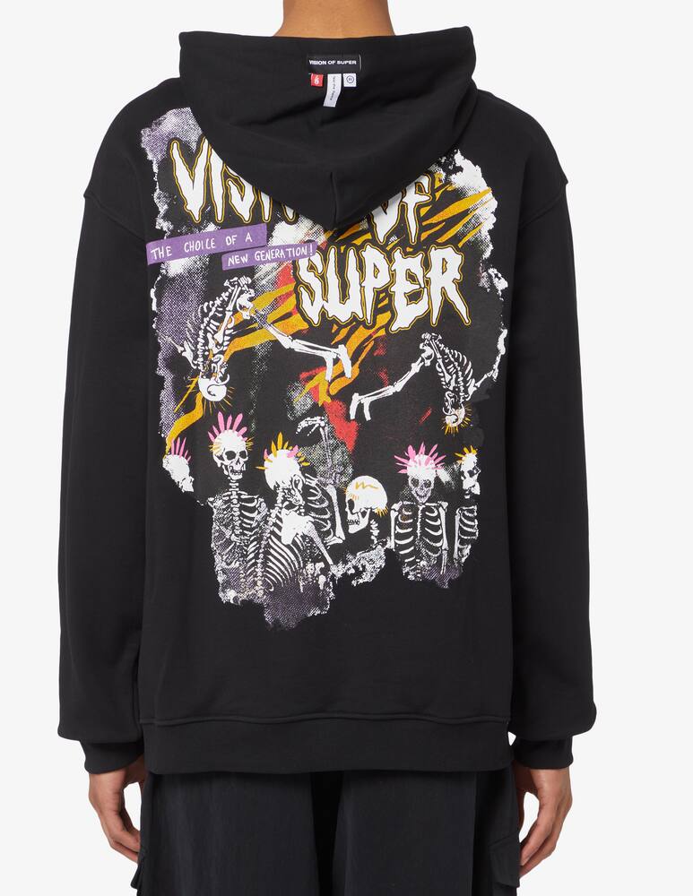 rinascente Vision of Super Skeleton hooded sweatshirt 