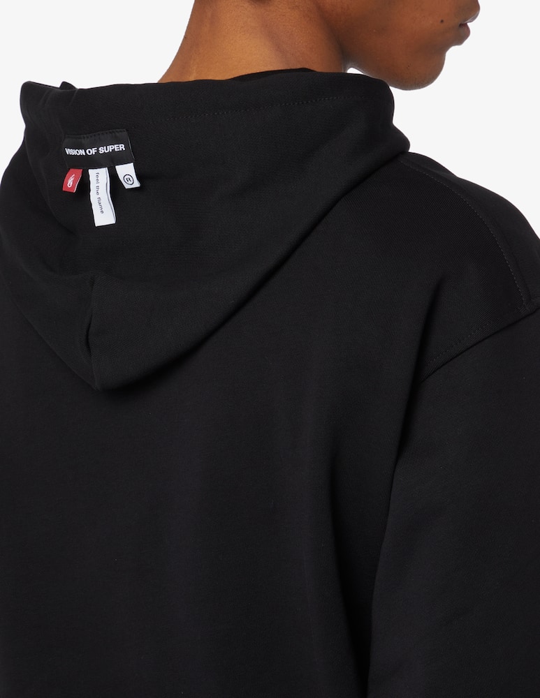 rinascente Vision of Super Felpa con cappuccio puffy 