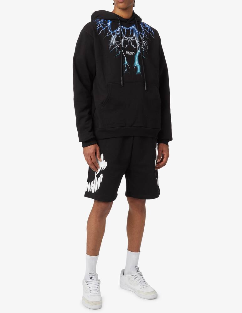 rinascente Phobia Felpa con cappuccio lightning 