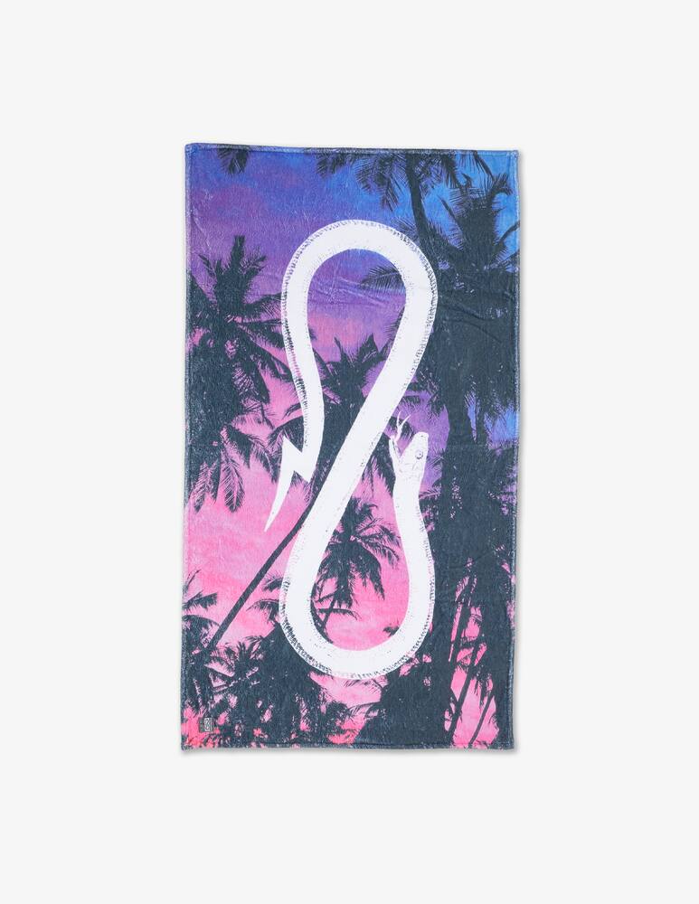 rinascente Propaganda Telo mare sunset palme 