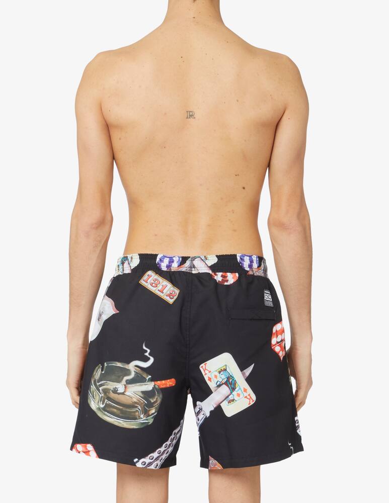 rinascente Propaganda Dice and cards swimshorts 