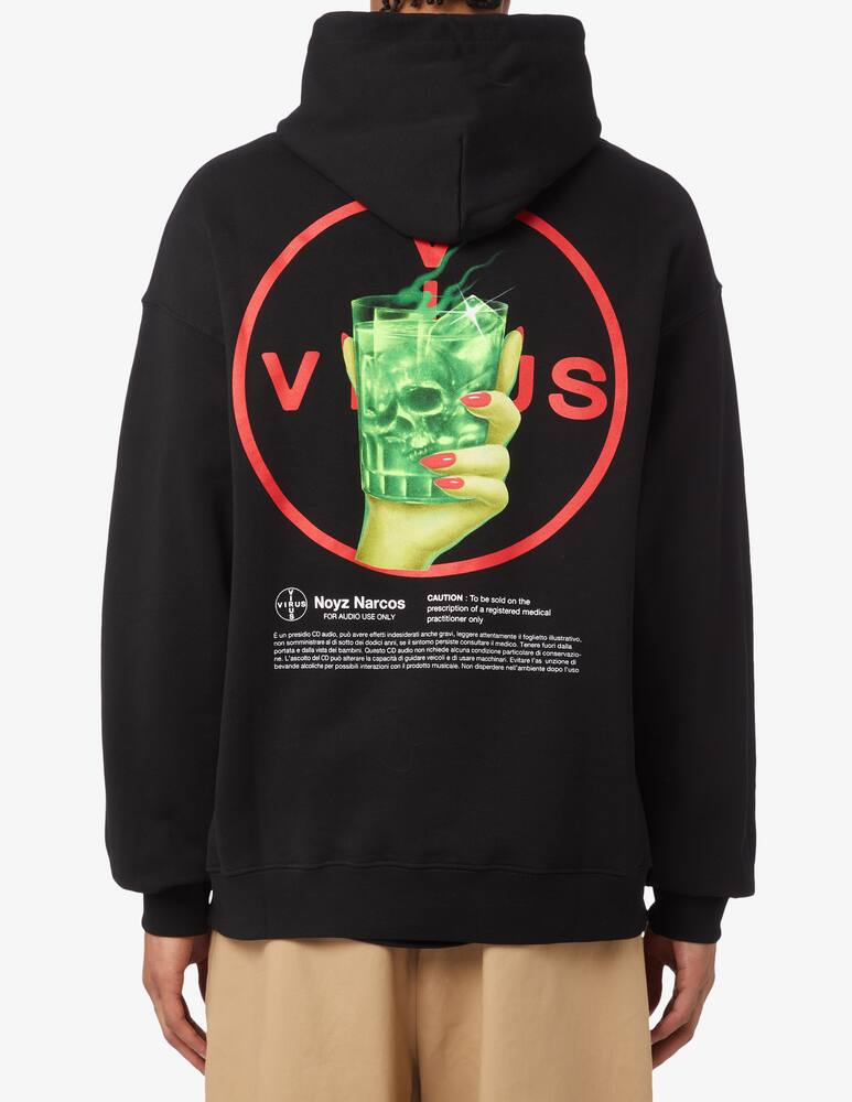 rinascente Propaganda Virus glass hoodie 