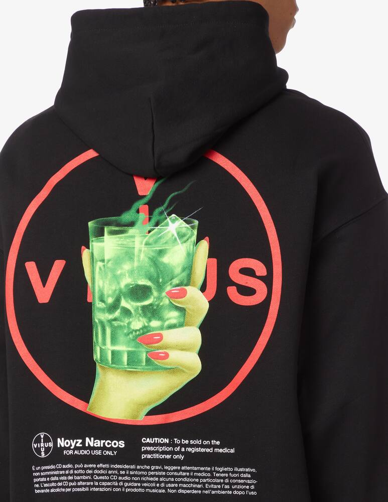 rinascente Propaganda Virus glass hoodie 