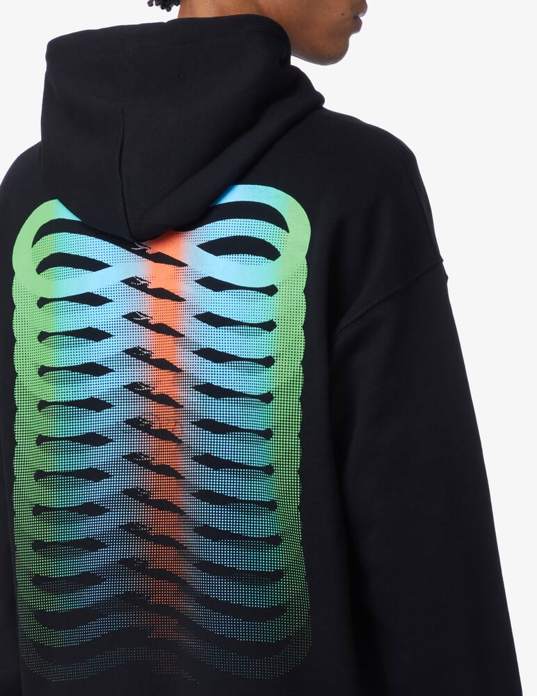 rinascente Propaganda Felpa con cappuccio ribs gradient 