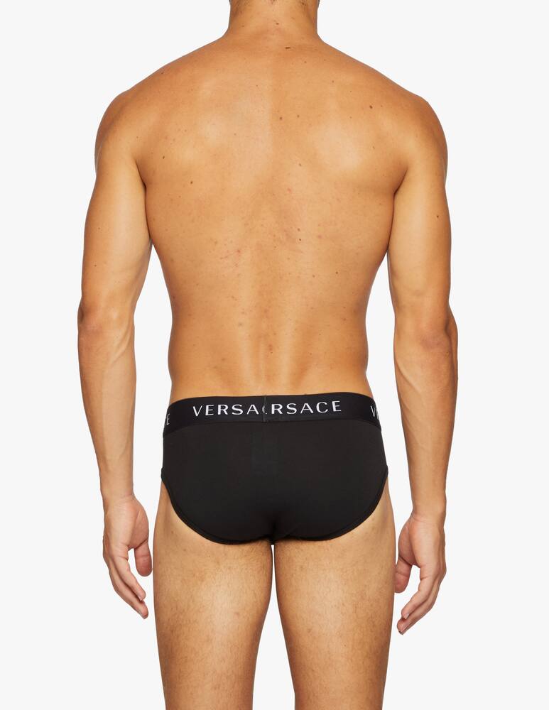 rinascente Versace 2Pack Slip Logo - nero