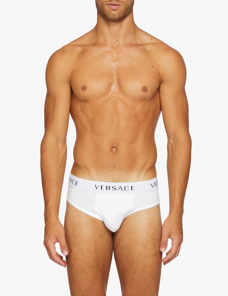 rinascente Versace 2Pack Slip Logo - bianco
