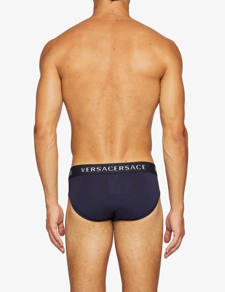 rinascente Versace 2Pack Slip Logo - bianco