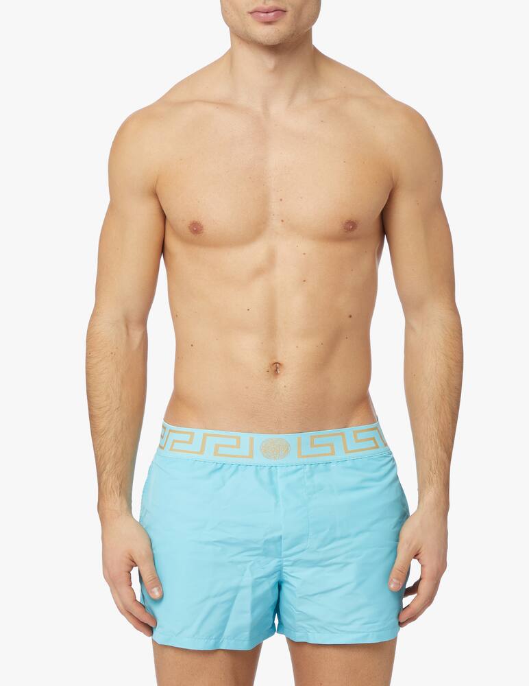 rinascente Versace Costume boxer greca - azzurro