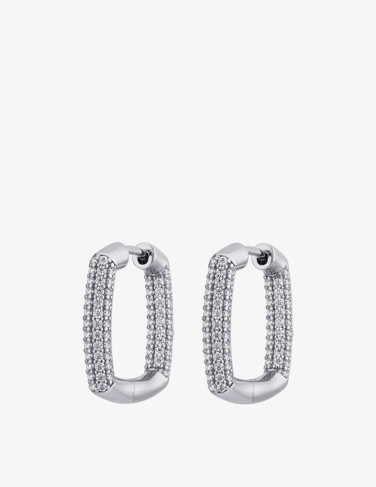 rinascente Rosato Infinity hoop earrings