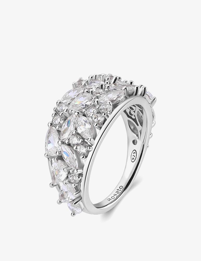 rinascente Rosato Anello Gemma cubic zirconia