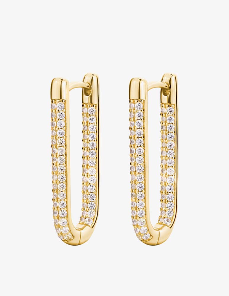 rinascente Rosato Bianca hoop earrings