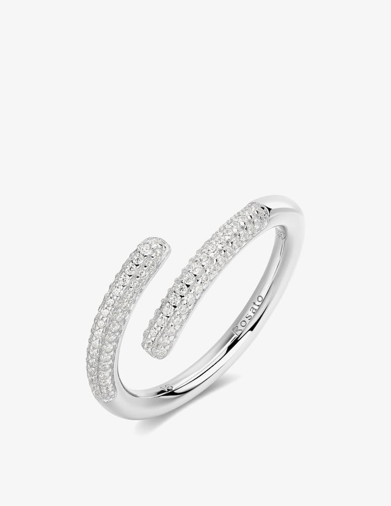 rinascente Rosato Anello Bianca argento 925