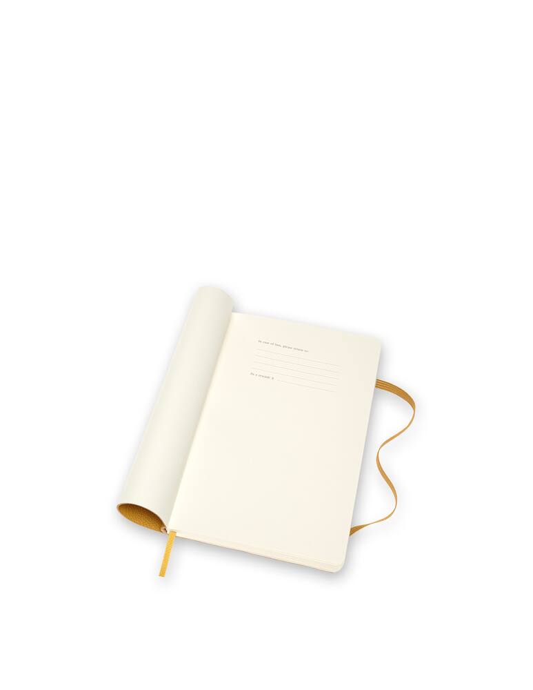 Acquista Moleskine Taccuino In Pelle a righe Large copertina morbida giallo su Rinascente