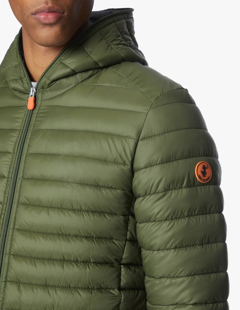 rinascente Save The Duck 100g hooded jacket - green