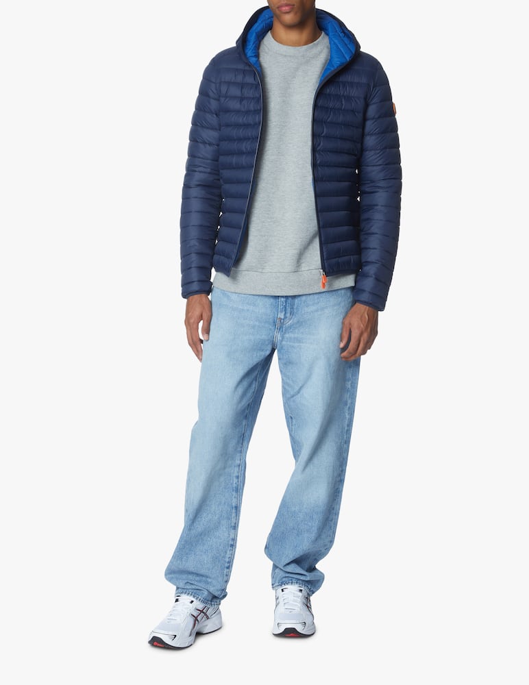 rinascente Save The Duck 100g hooded jacket - blue