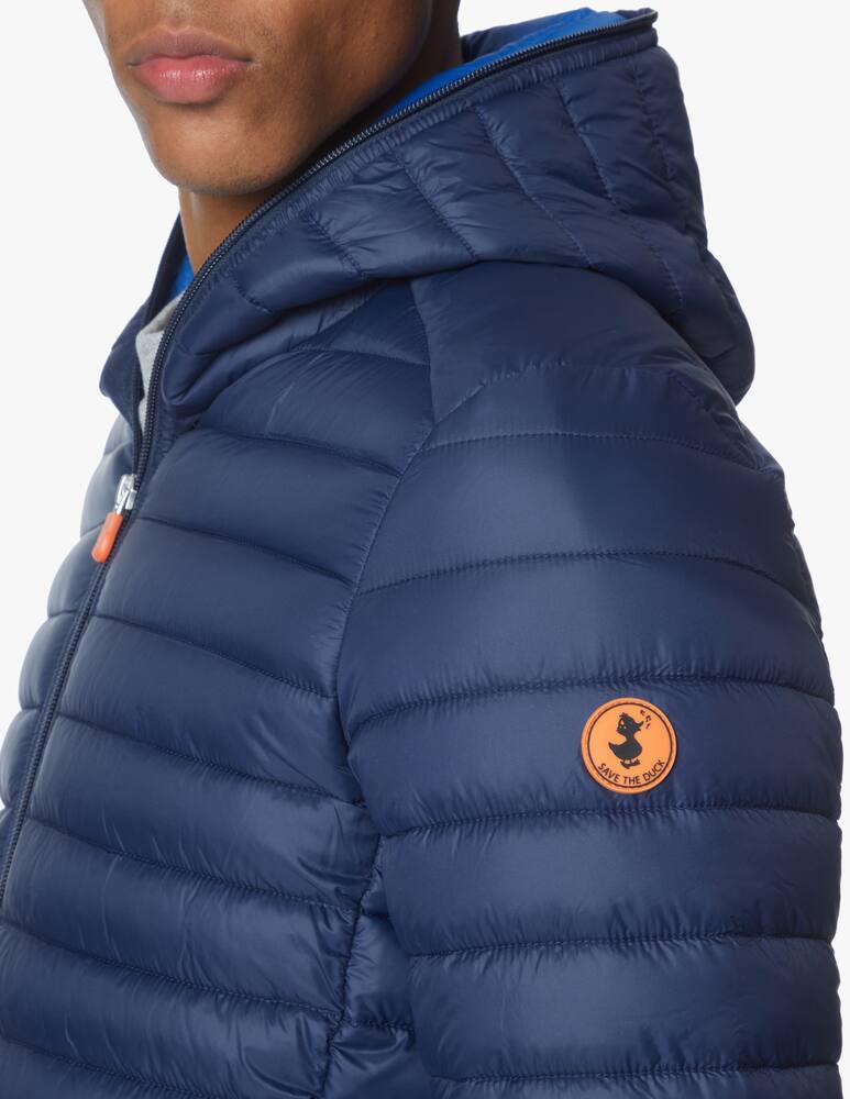 rinascente Save The Duck 100g hooded jacket - blue