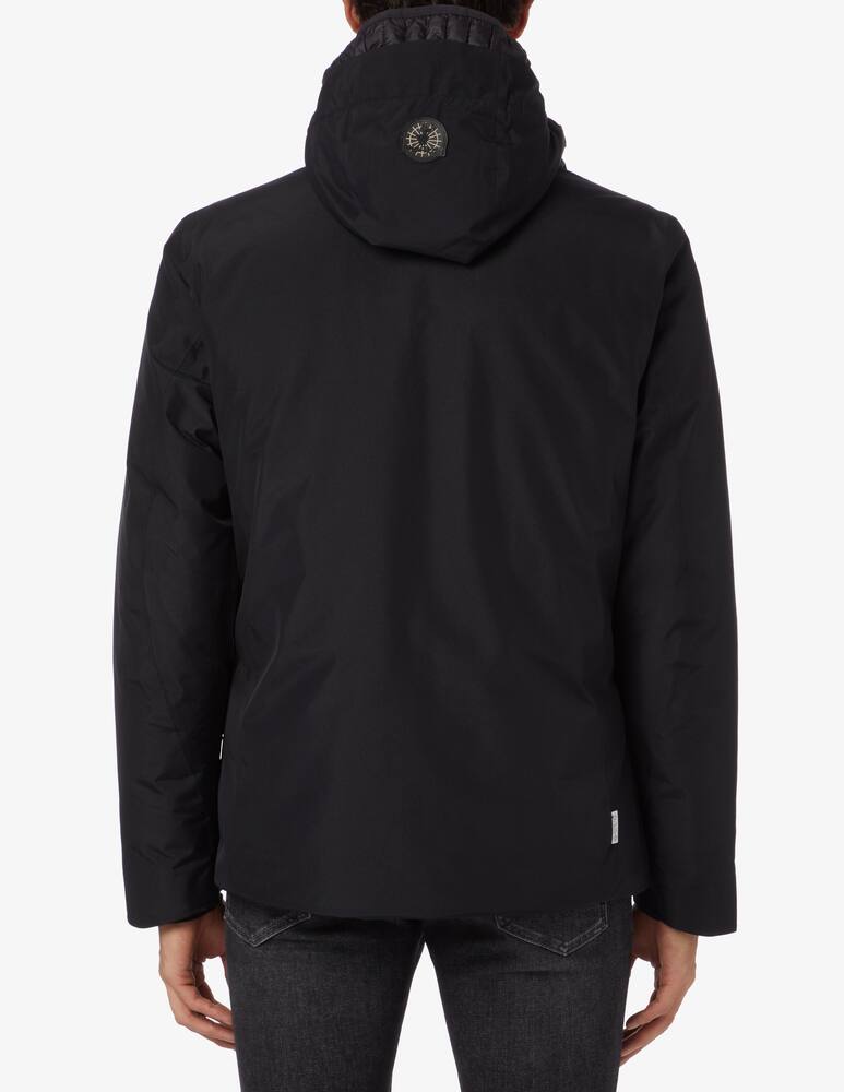 rinascente Save The Duck Giacca con cappuccio in gore-tex corto - Nero