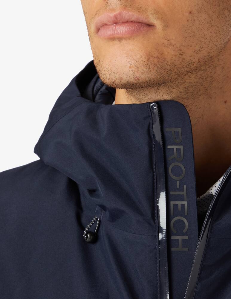 rinascente Save The Duck Giacca con cappuccio in gore-tex corto - Blu