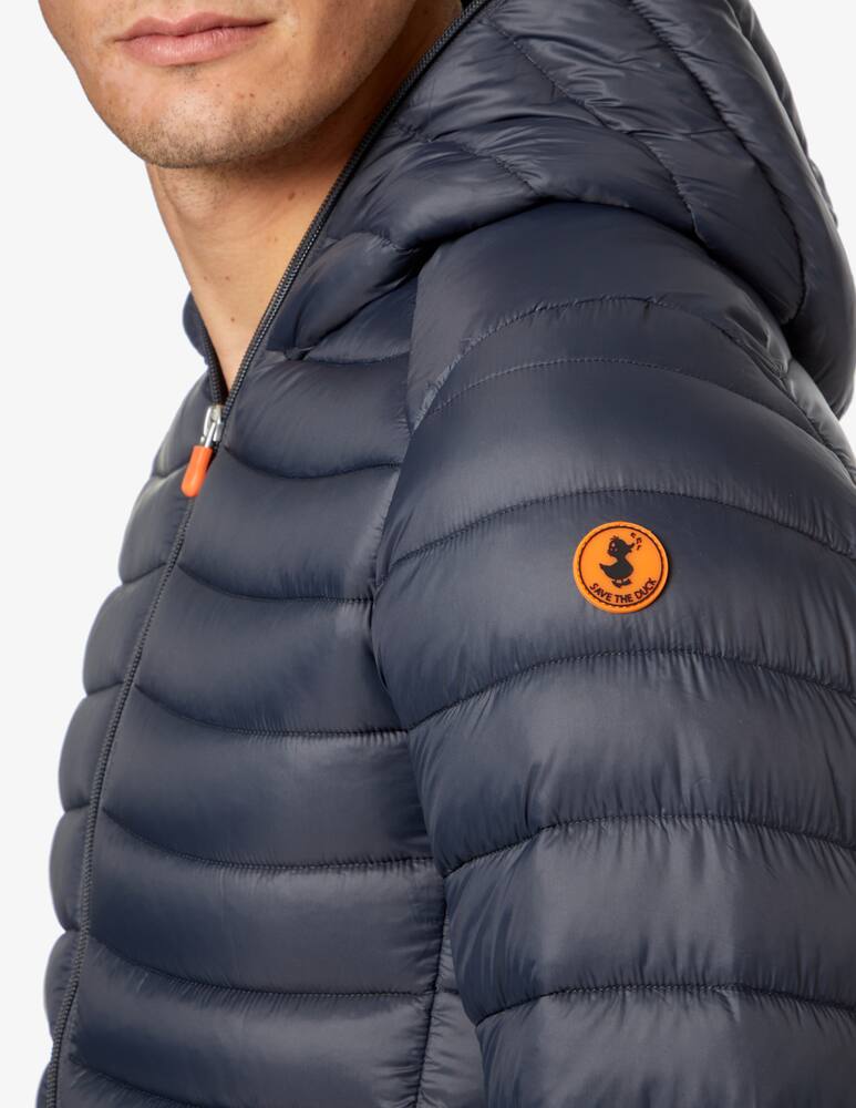 rinascente Save The Duck Giacca con cappuccio basic 100g - Blu