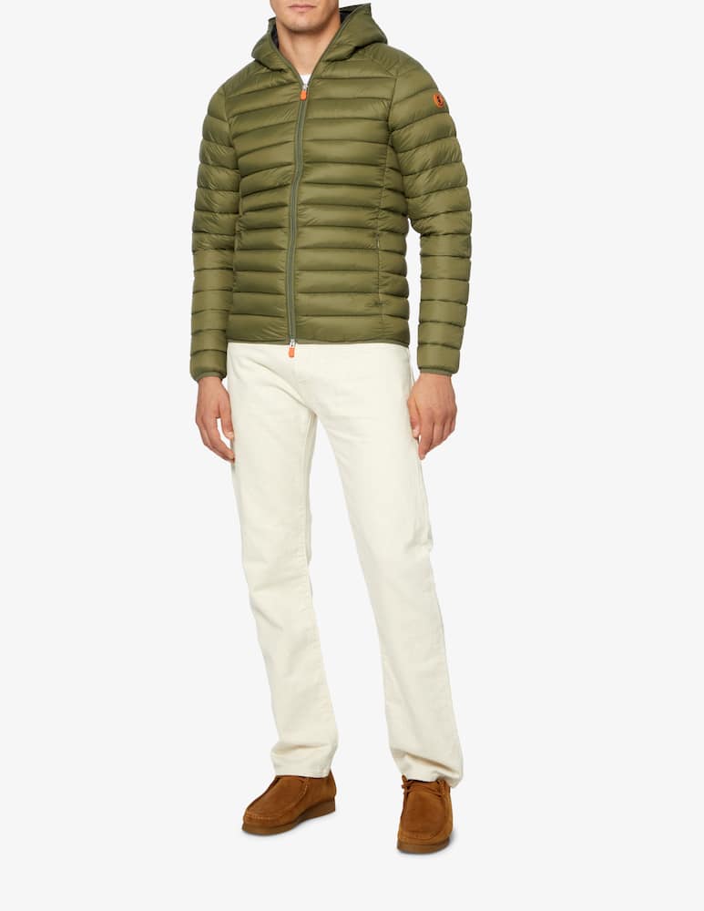 rinascente Save The Duck Giacca con cappuccio basic 100g - Verde