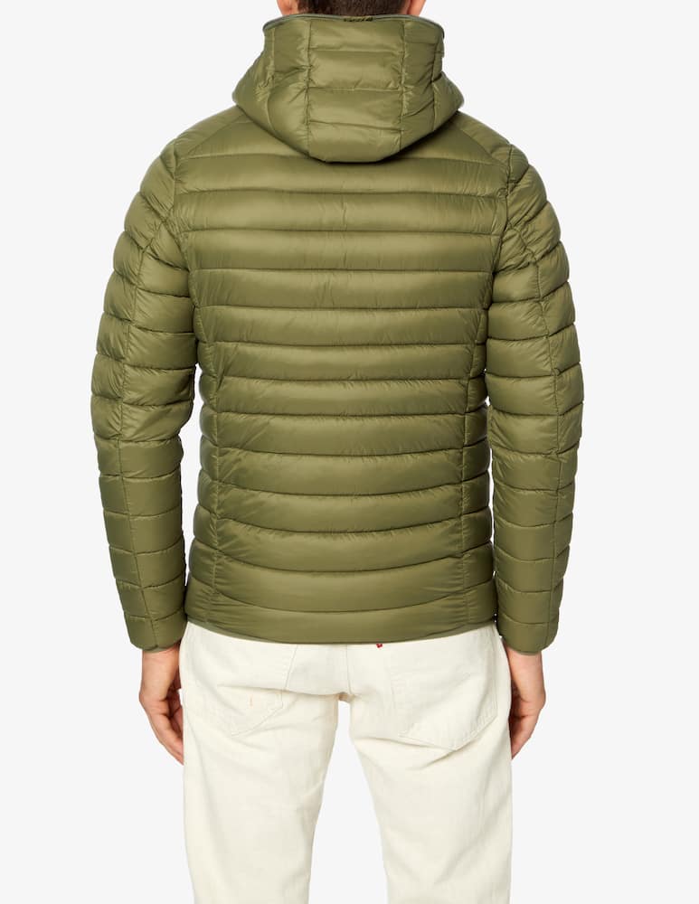 rinascente Save The Duck Giacca con cappuccio basic 100g - Verde