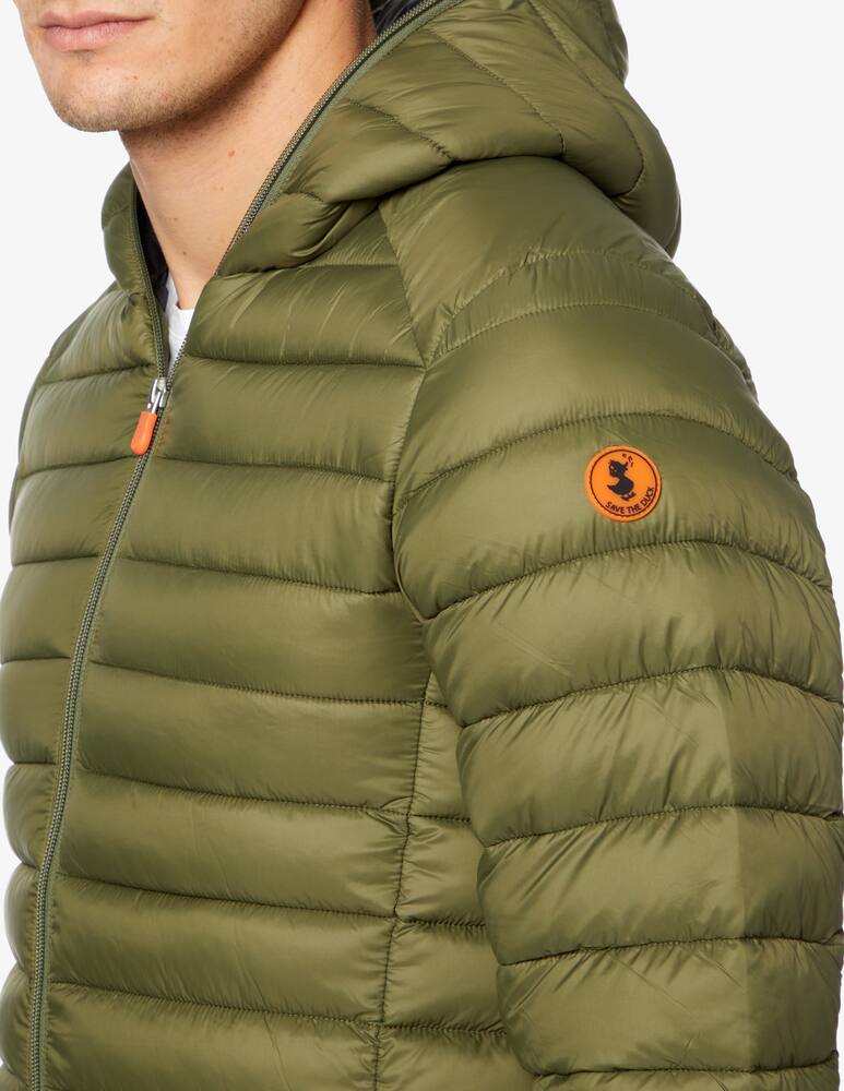 rinascente Save The Duck Giacca con cappuccio basic 100g - Verde