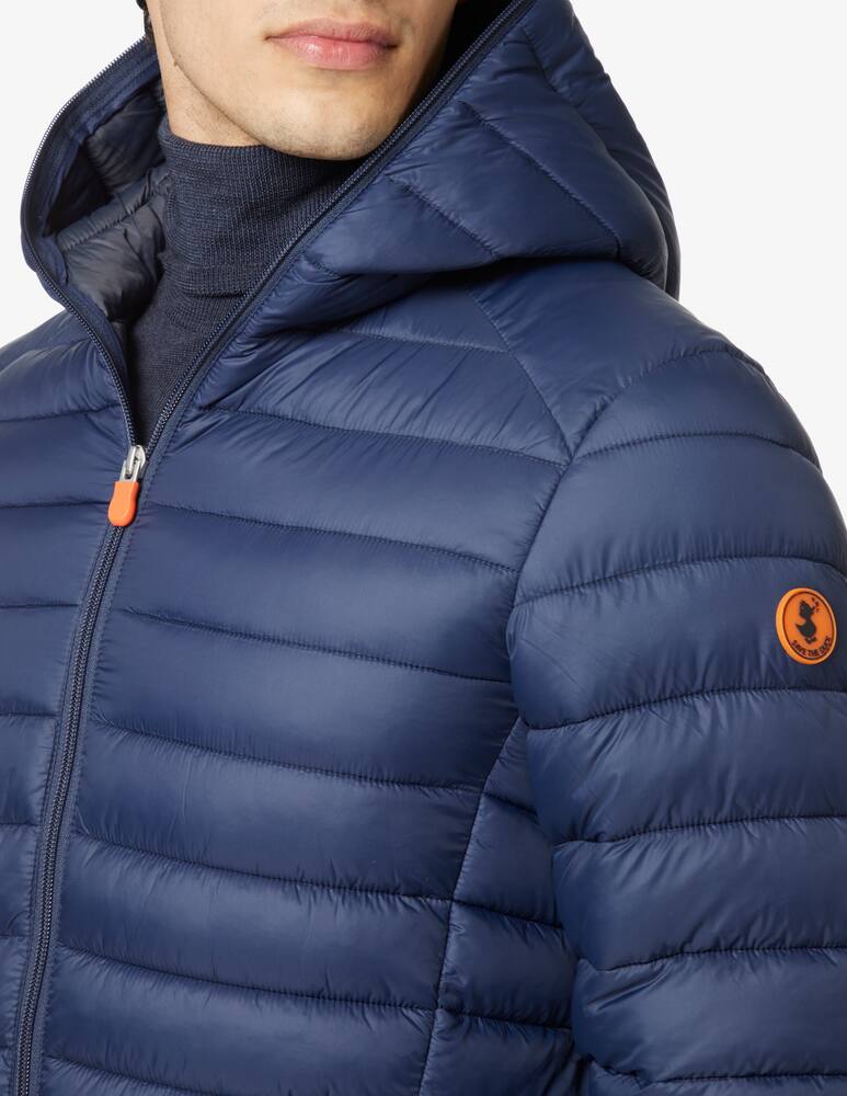 rinascente Save The Duck Giacca con cappuccio basic 100g - Blu