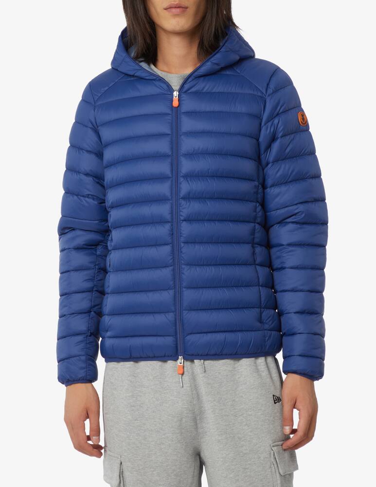 rinascente Save The Duck 100g basic hooded jacket - Blue